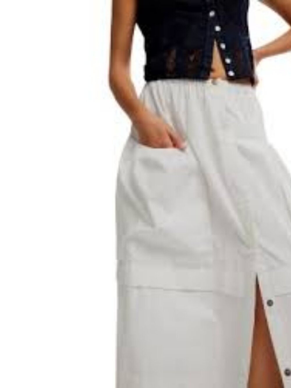 34 - NWT FREE PEOPLE ELOISE MAXI SKIRT - Picture 4 of 10